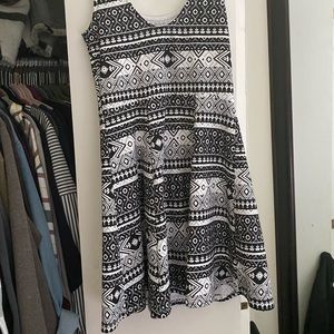 Printed skater dress from H&M